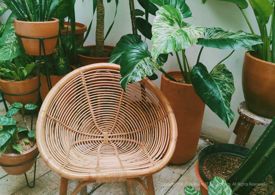 植物 喫茶 ベランダ ベランピング インテリア