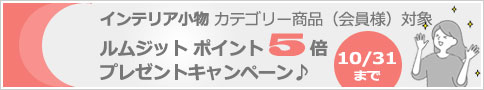 ルムジット会員様対象 ポイント5倍プレゼントキャンペーン