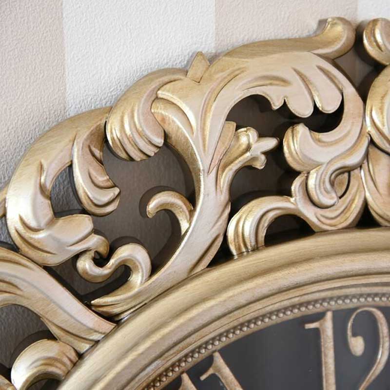 掛け時計 バロック プリンス ブラック インテリア