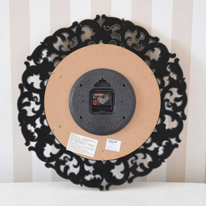 掛け時計 バロック プリンス ブラック インテリア