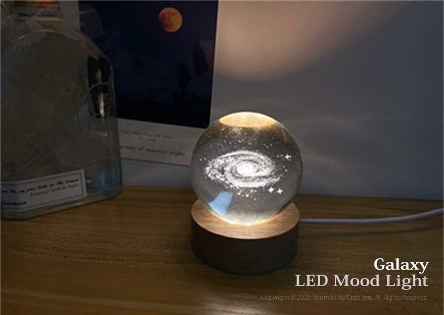 クリスタルボール ナイトライト ランプ|寝室|テーブル|デスク|照明 インテリア 雑貨|ディスプレイ