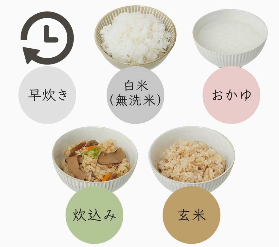 HK-RC505WH 5合炊き 炊飯器 キッチン｜通販