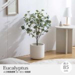 観葉植物 ユーカリ 人工観葉植物 フェイクグリーン 光触媒 Nature ナチュレ 高さ85cm インテリア