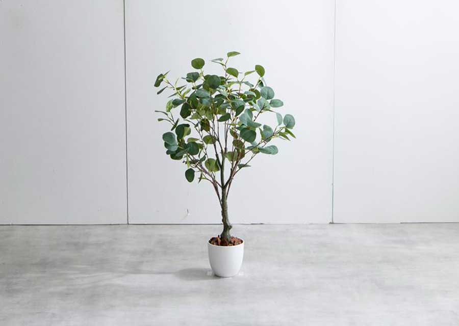 観葉植物 ユーカリ 人工観葉植物 フェイクグリーン 光触媒 Nature ナチュレ 高さ85cm インテリア