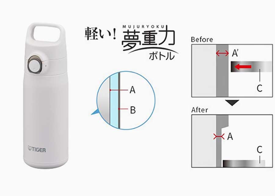 タイガー 真空断熱ボトル 500ml 水筒 キッチン インテリア